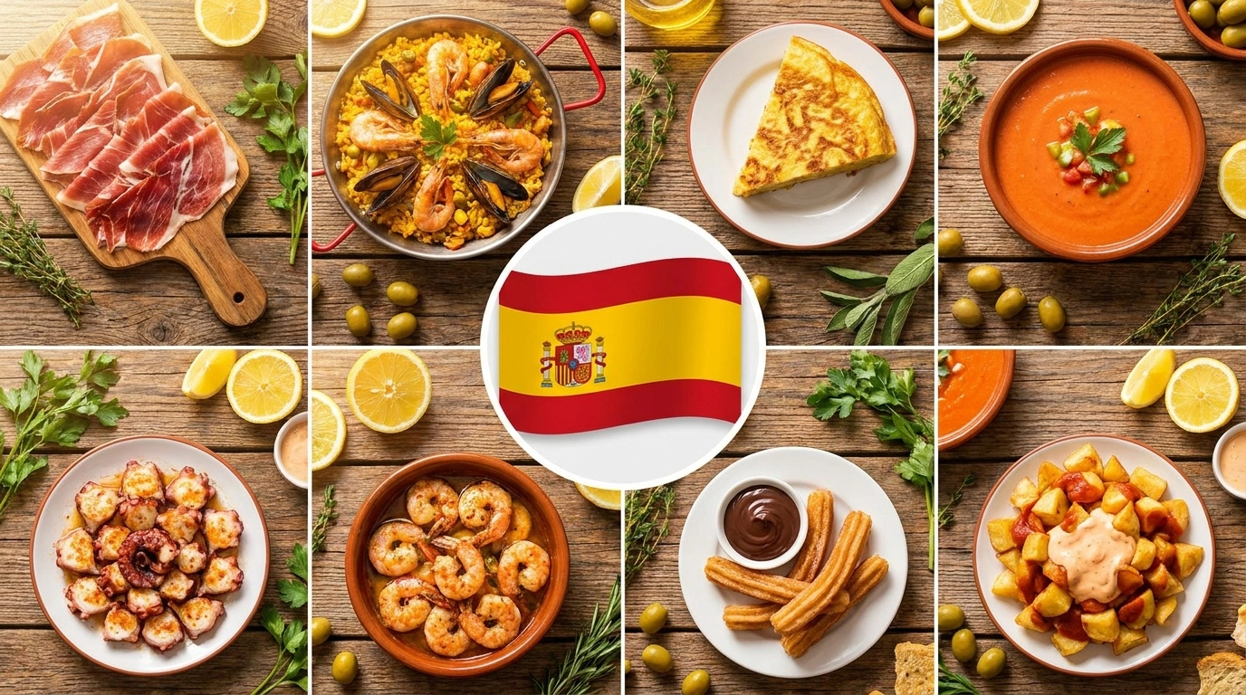 Spanska recept: 8 klassiska rätter från Spanien